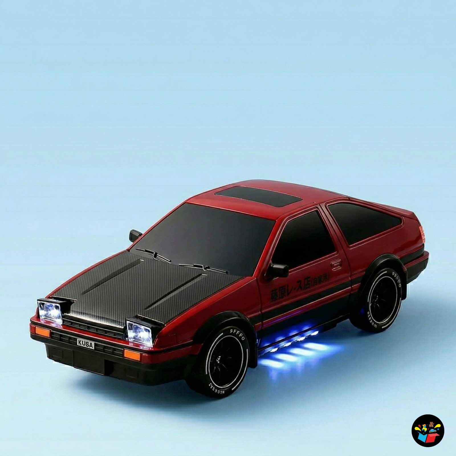 4WD RC Drift Car Smoke LED Lights Toy