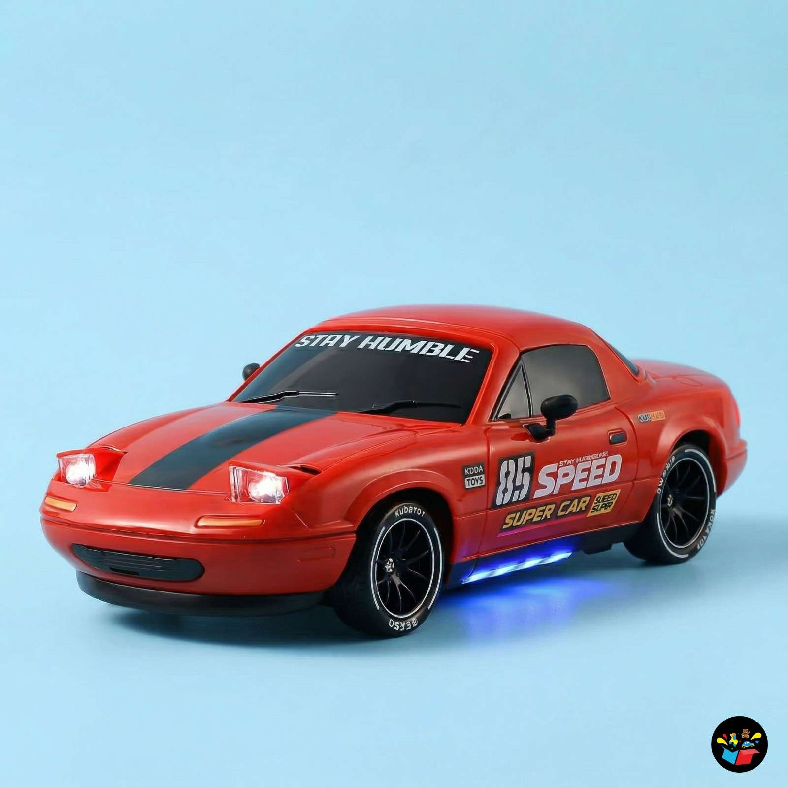 4WD RC Drift Car Smoke LED Lights Toy