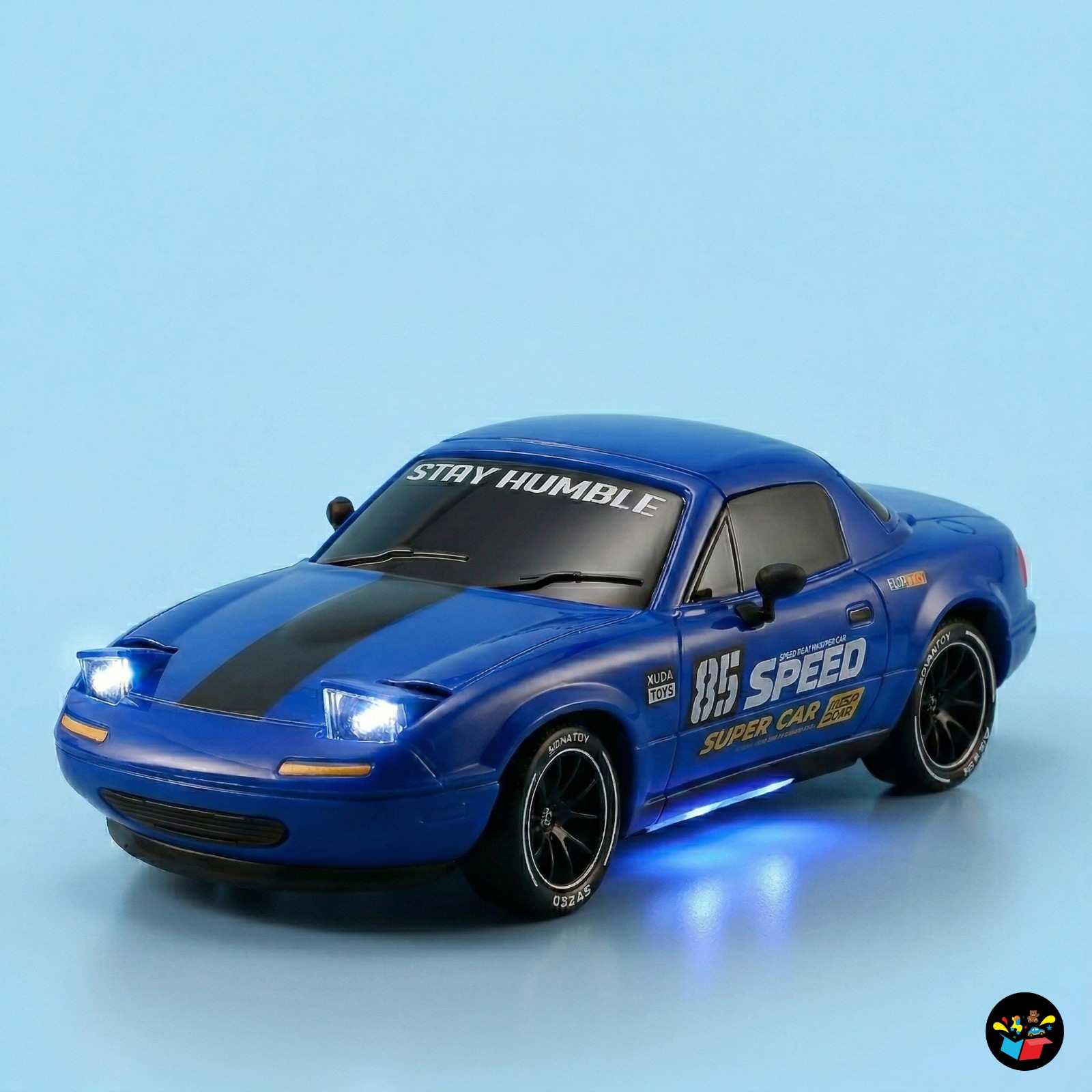4WD RC Drift Car Smoke LED Lights Toy