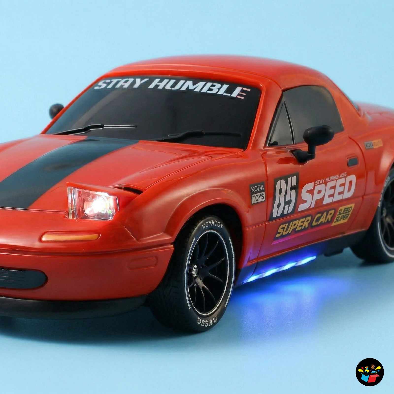 4WD RC Drift Car Smoke LED Lights Toy