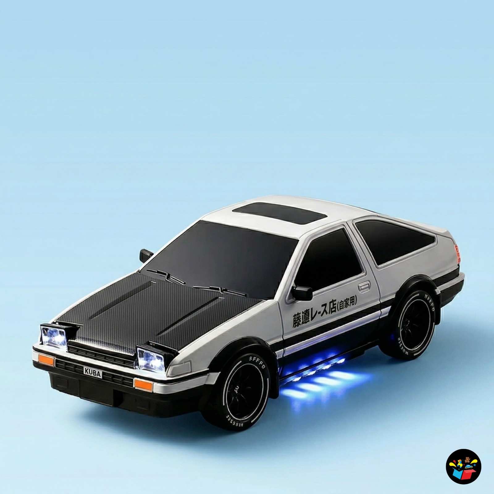 4WD RC Drift Car Smoke LED Lights Toy