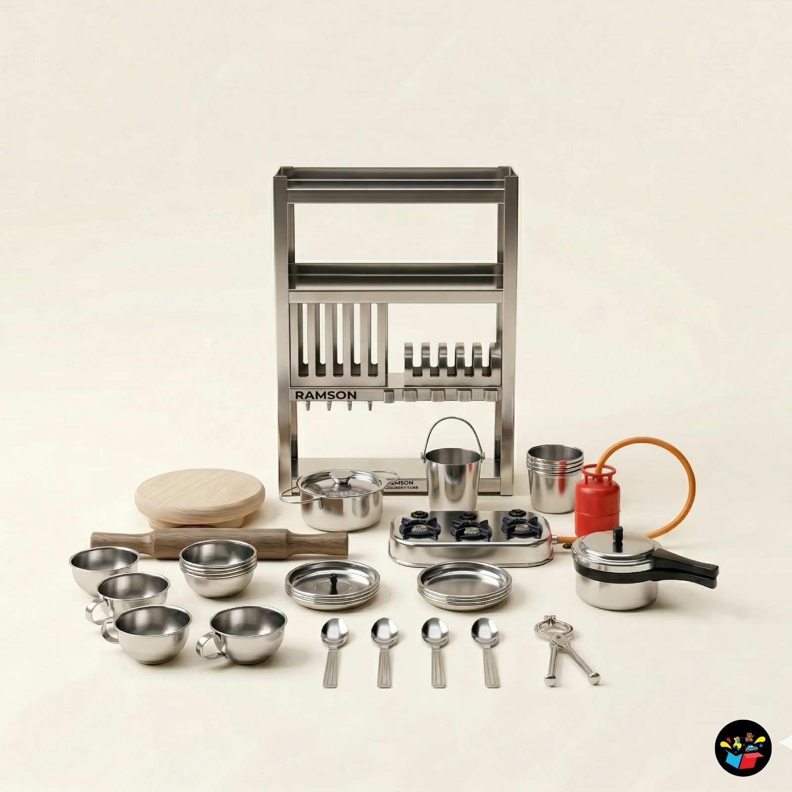 Premium Kitchen Stand Set 36pcs Kids Toy
