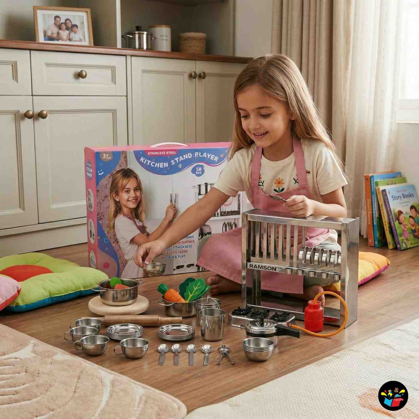 Premium Kitchen Stand Set 36pcs Kids Toy