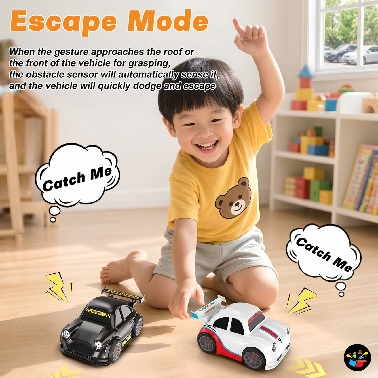 2.4G Remote Control Drift Car for Kids