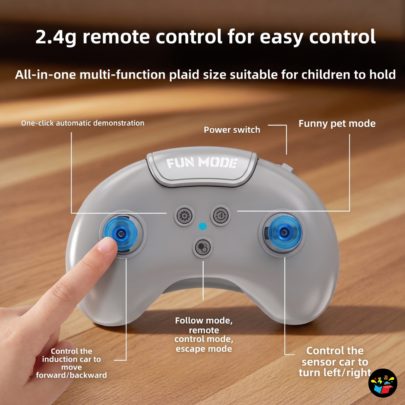 2.4G Remote Control Drift Car for Kids