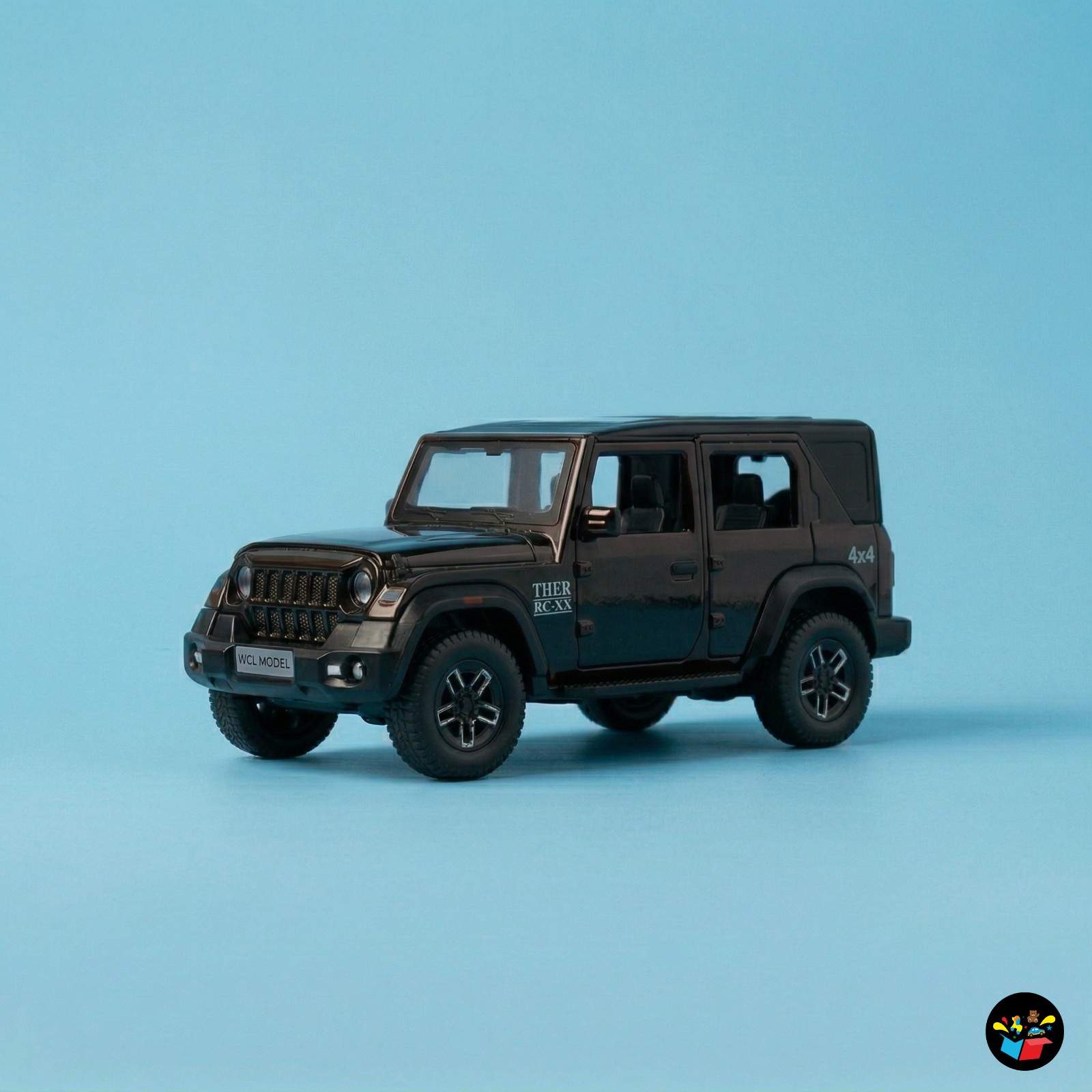 RC Metal Jeep 4x4 Car Smoke Lights Toy