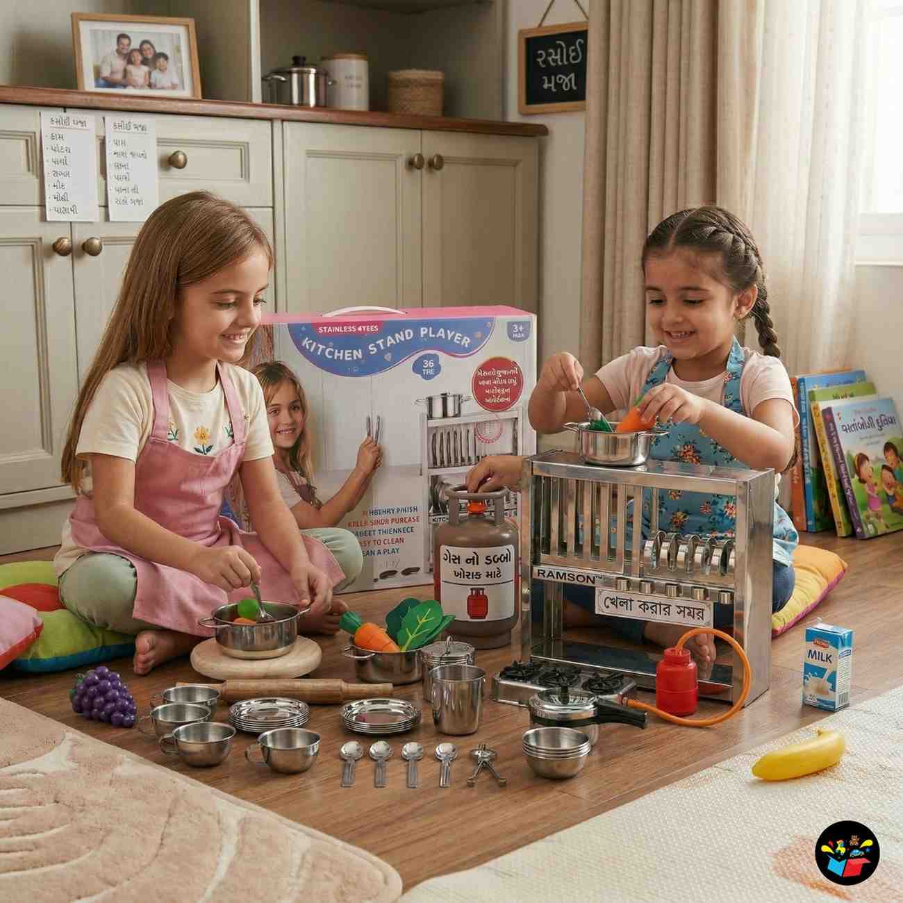 Premium Kitchen Stand Set 36pcs Kids Toy