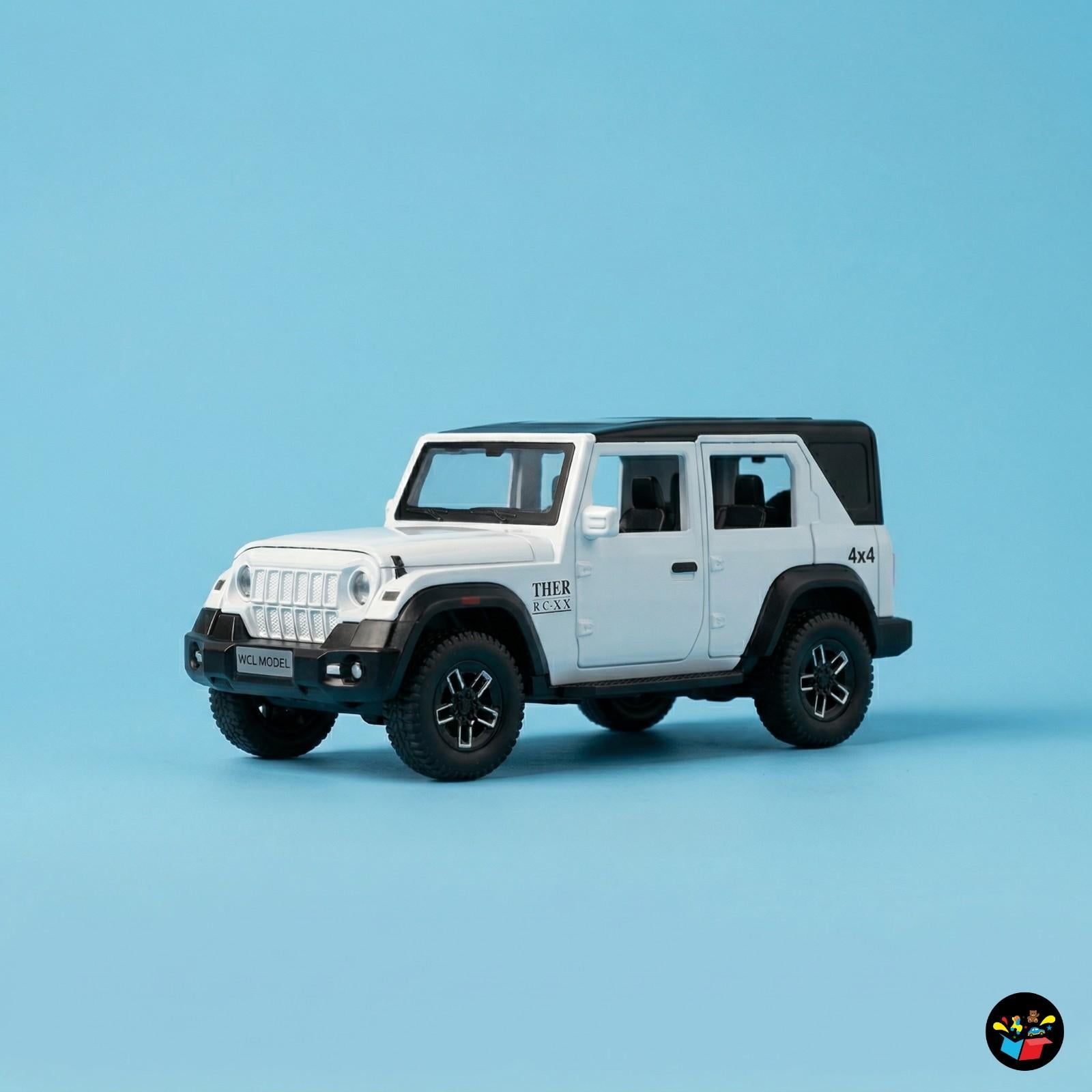 RC Metal Jeep 4x4 Car Smoke Lights Toy
