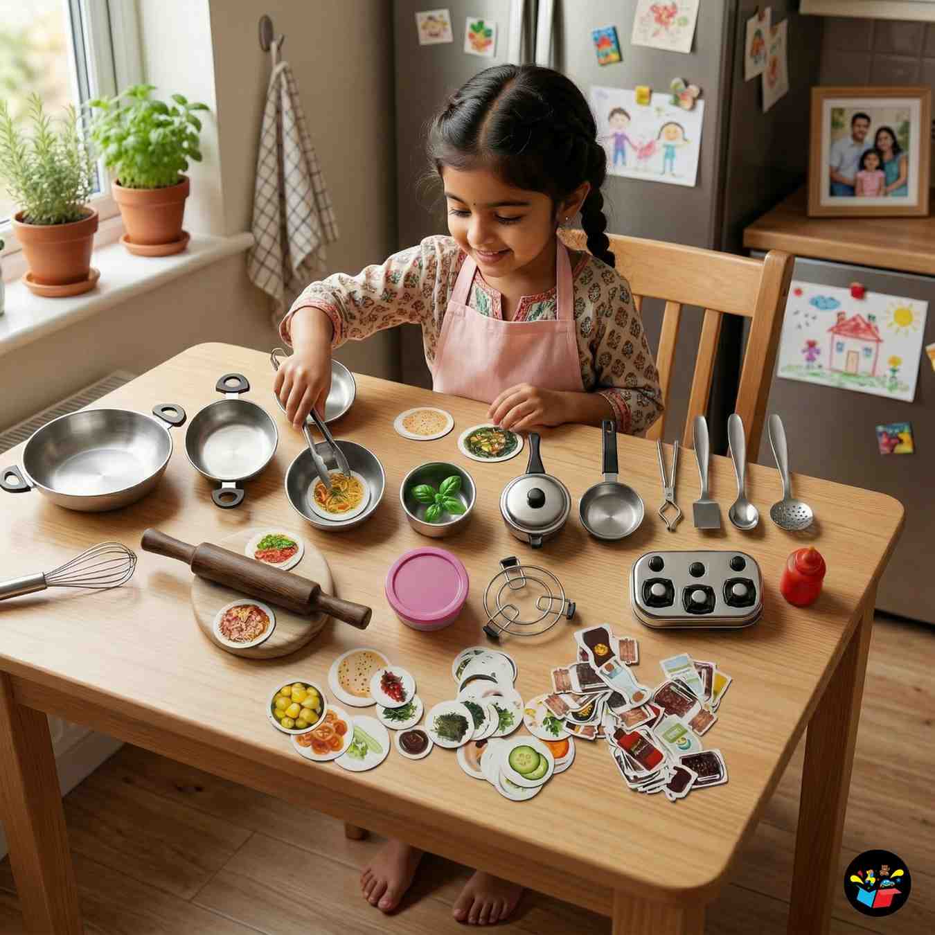Kids Kitchen Play Set 101pcs Stove Utensils