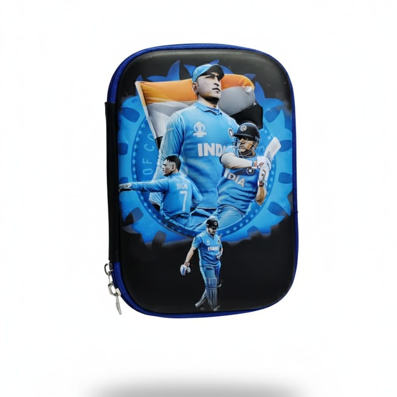 Pencil Pouch Cricket Theme Big Size