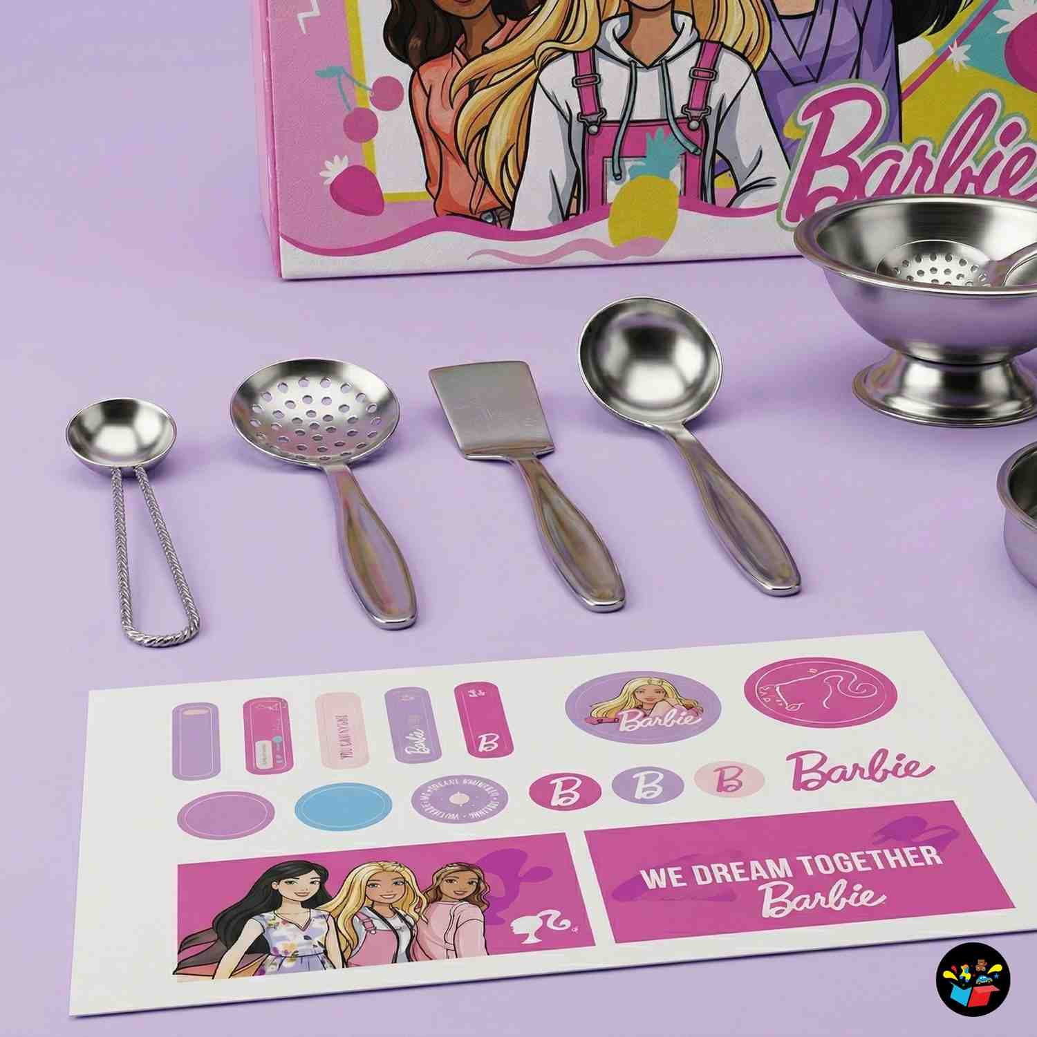 Premium Barbie Kitchen Set with Bag Kids Toy