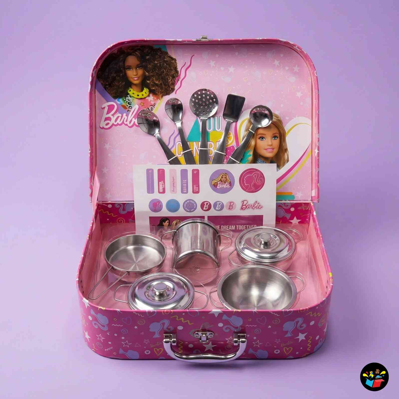 Premium Barbie Kitchen Set with Bag Kids Toy