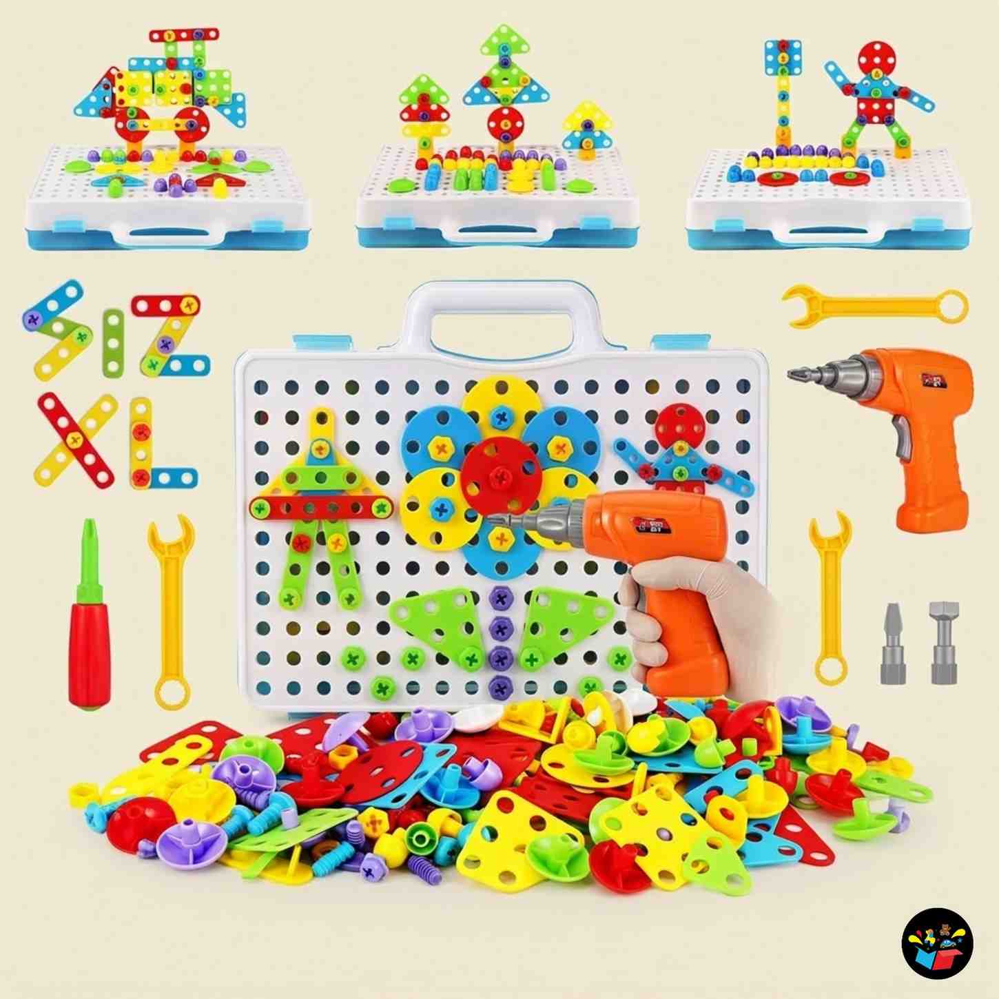 Junior Engineer 3D Creative Kit Box for Kids