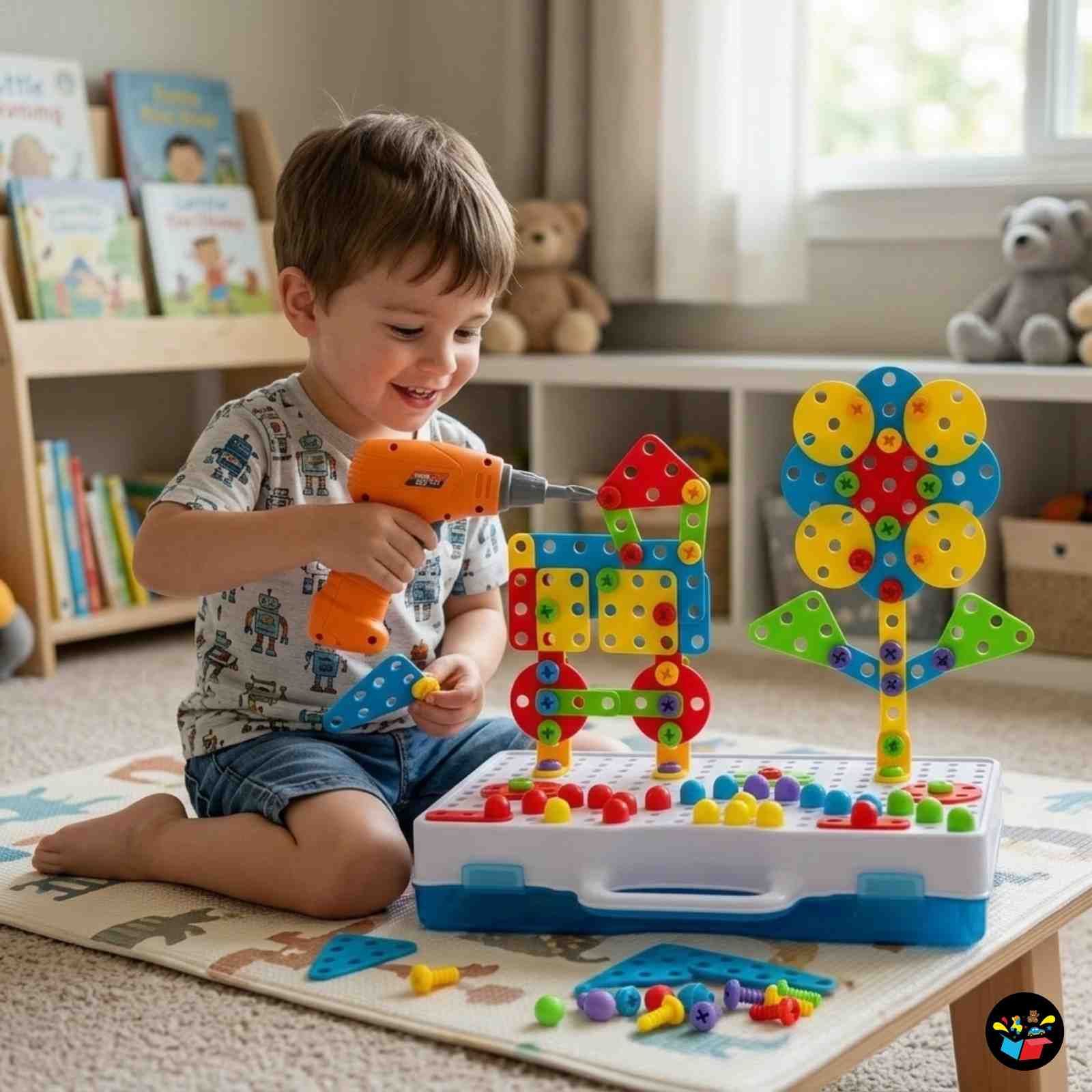 Junior Engineer 3D Creative Kit Box for Kids