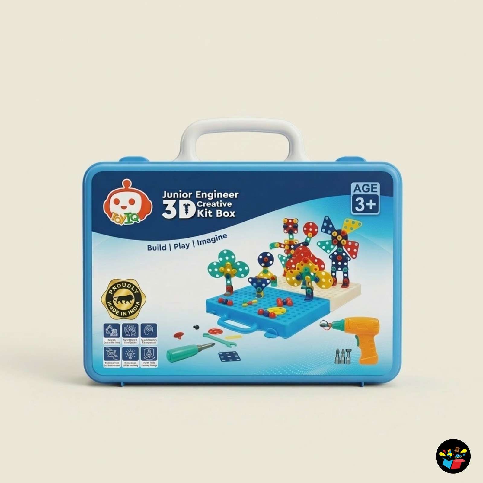 Junior Engineer 3D Creative Kit Box for Kids