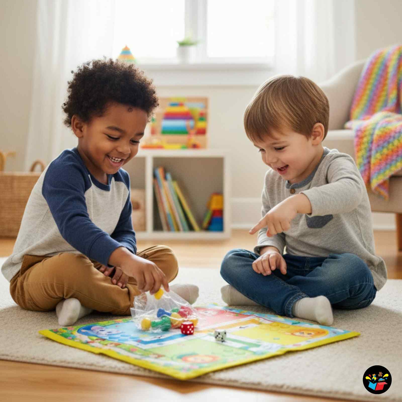 2-in-1 Snakes & Ladders and Ludo Board Game