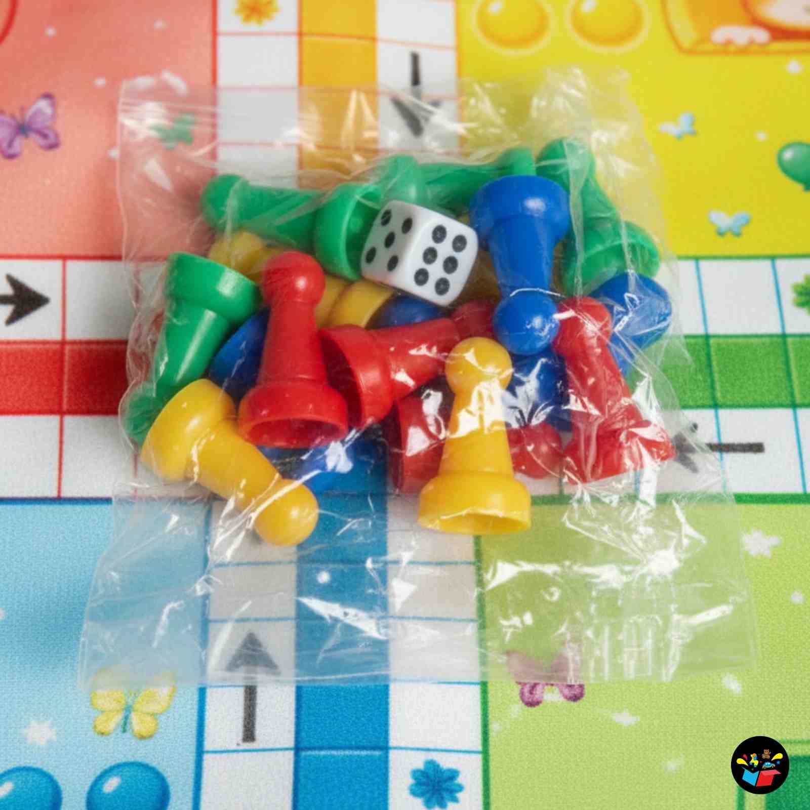 2-in-1 Snakes & Ladders and Ludo Board Game