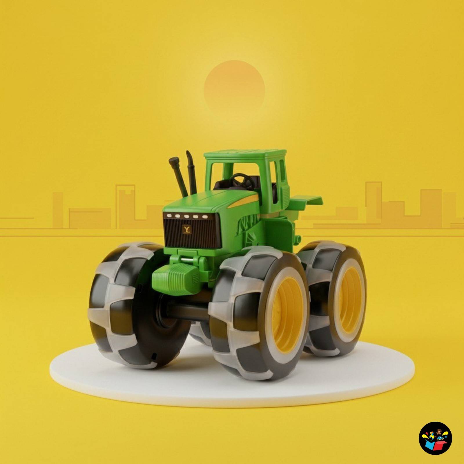 Farm Monster Tractor Toy - High Speed Friction