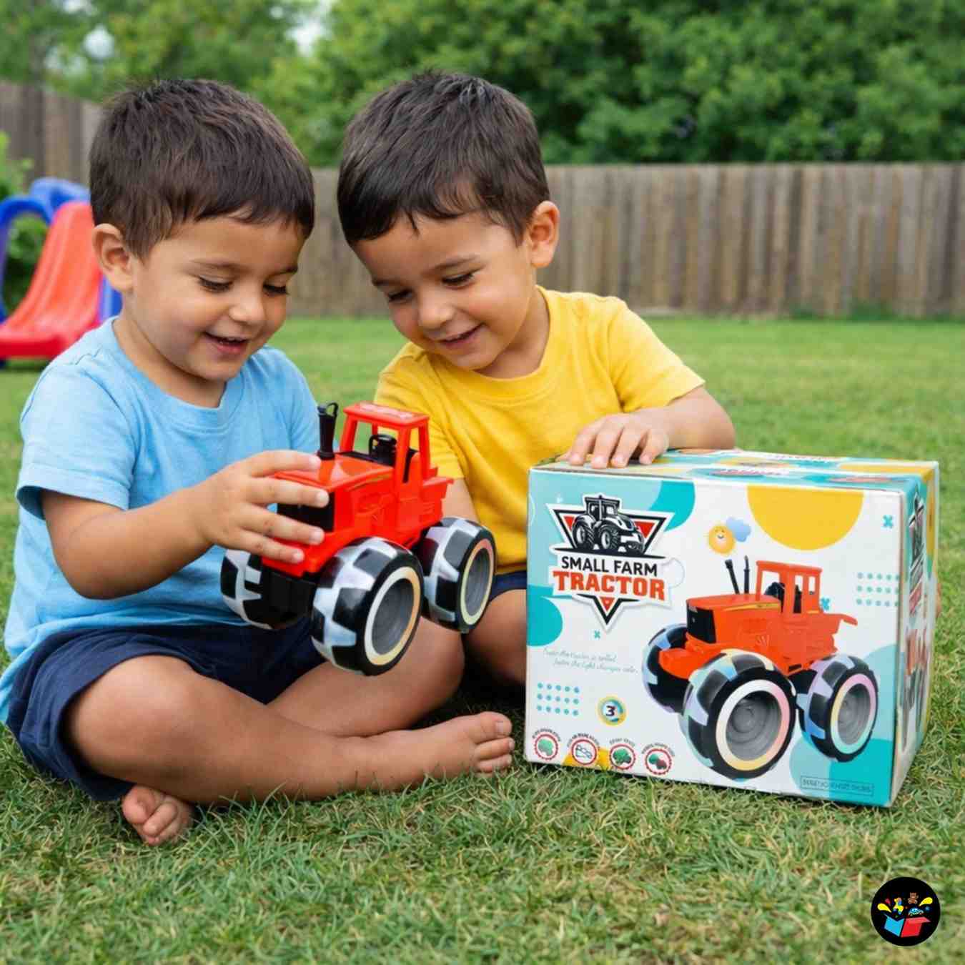 Farm Monster Tractor Toy - High Speed Friction