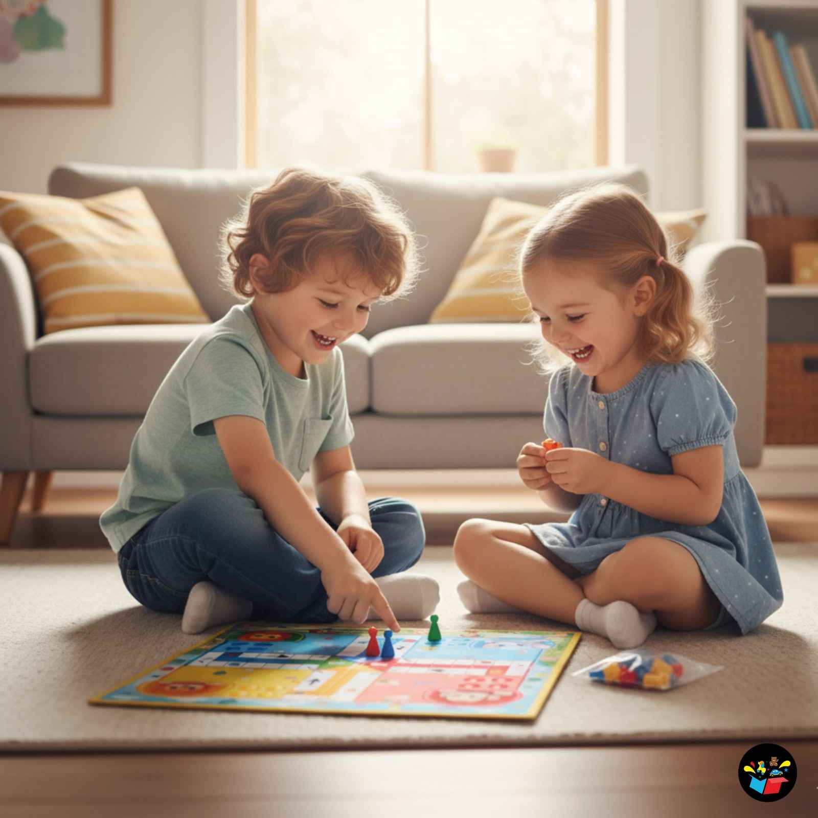 Play Mat Duo 2-in-1 Ludo & Snakes and Ladders