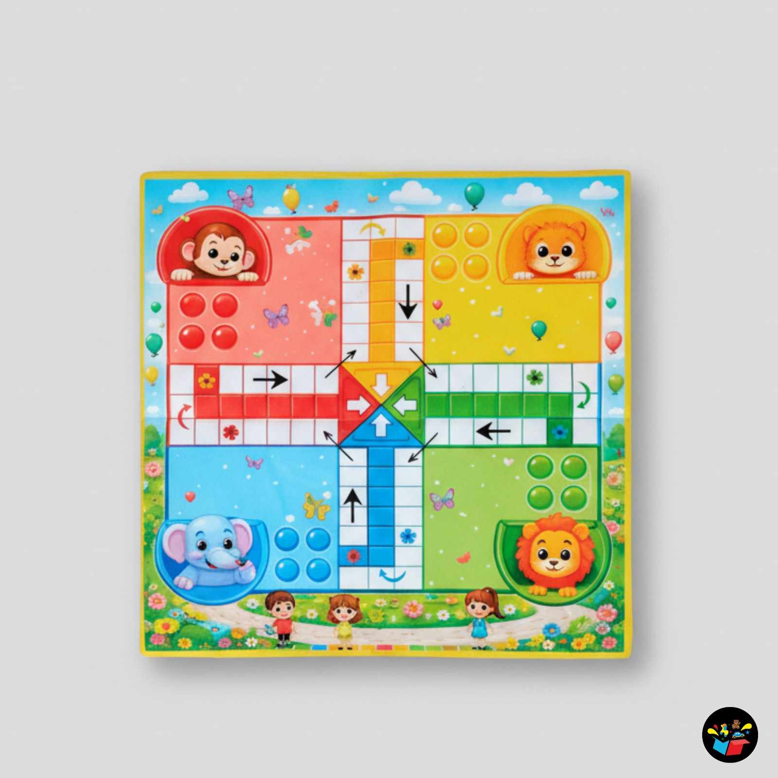 Play Mat Duo 2-in-1 Ludo & Snakes and Ladders