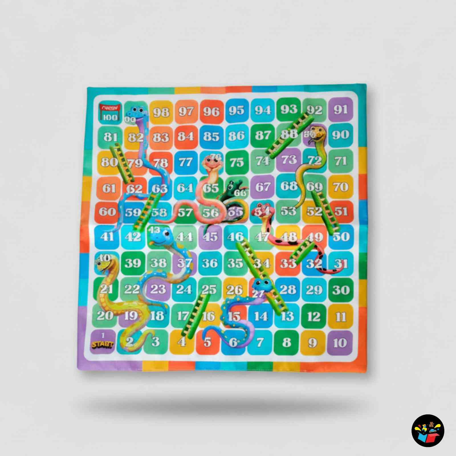 Play Mat Duo 2-in-1 Ludo & Snakes and Ladders