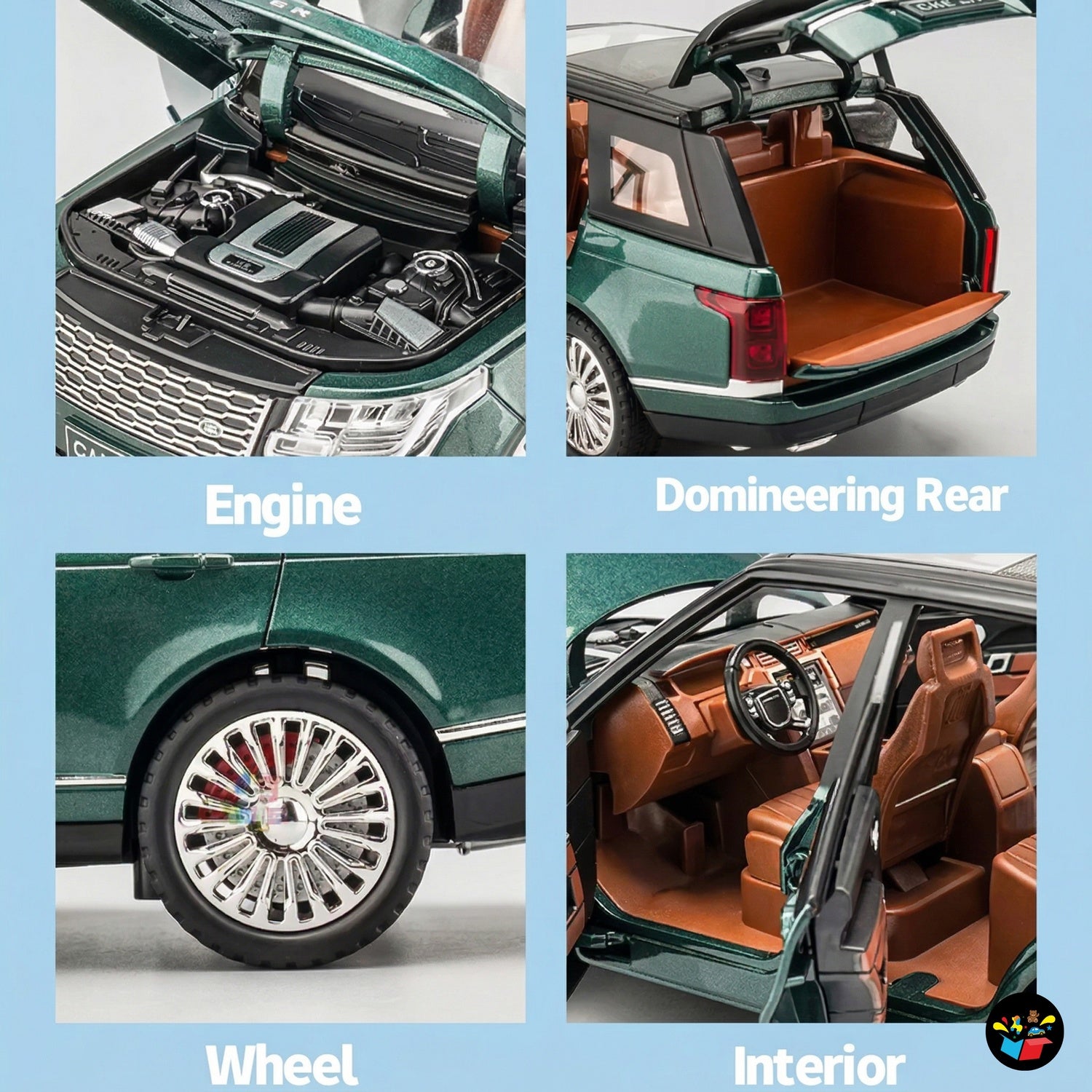 Range Rover SUV Car with Light & Sound Toy