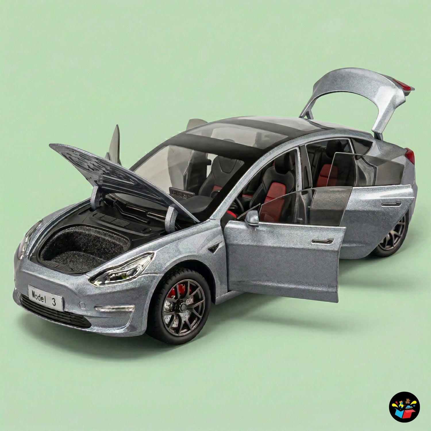 Tesla Model Y Diecast Car with Light & Sound