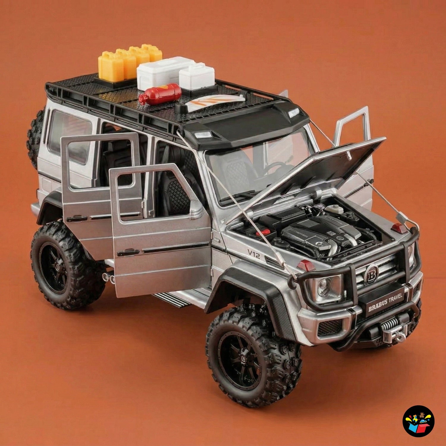 Die-Cast Jeep Toy Car with Light & Sound