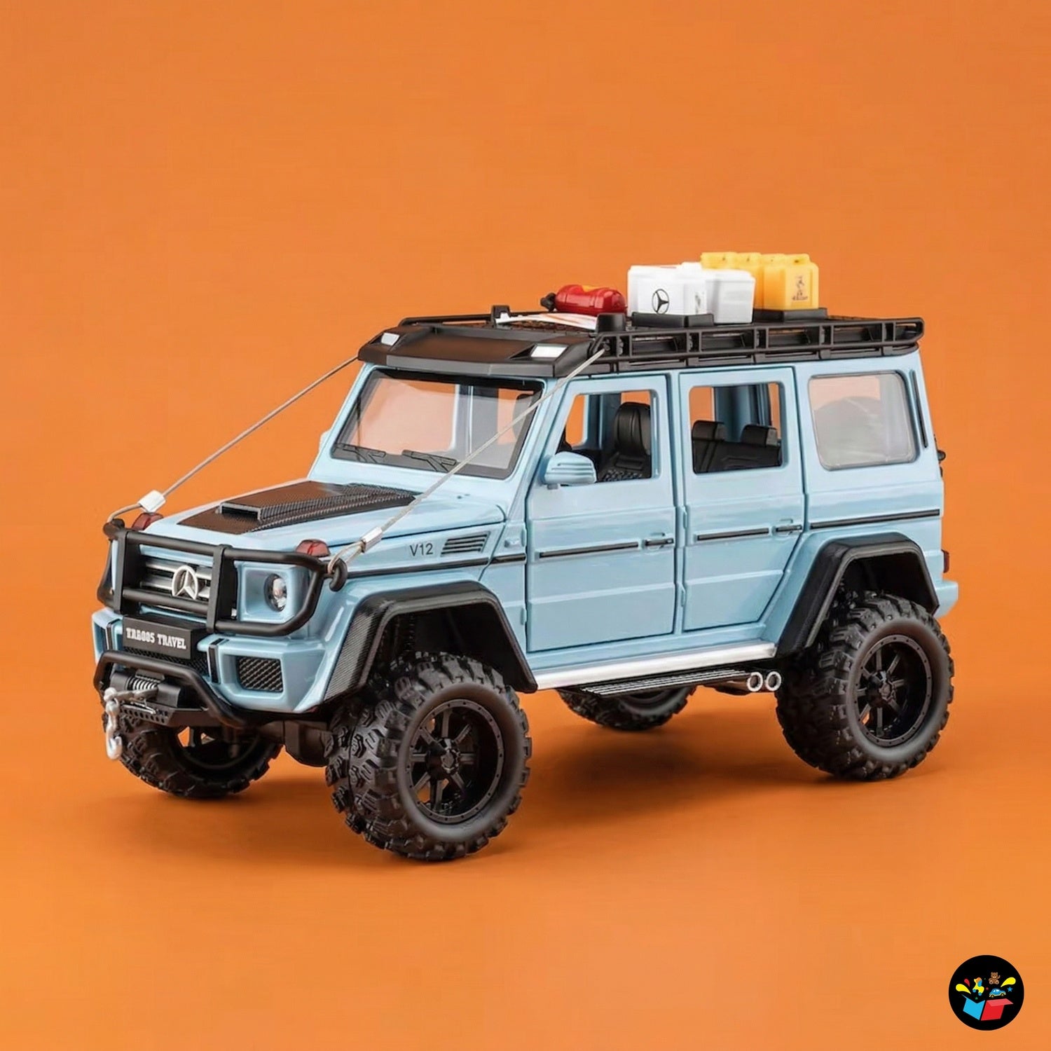 Die-Cast Jeep Toy Car with Light & Sound