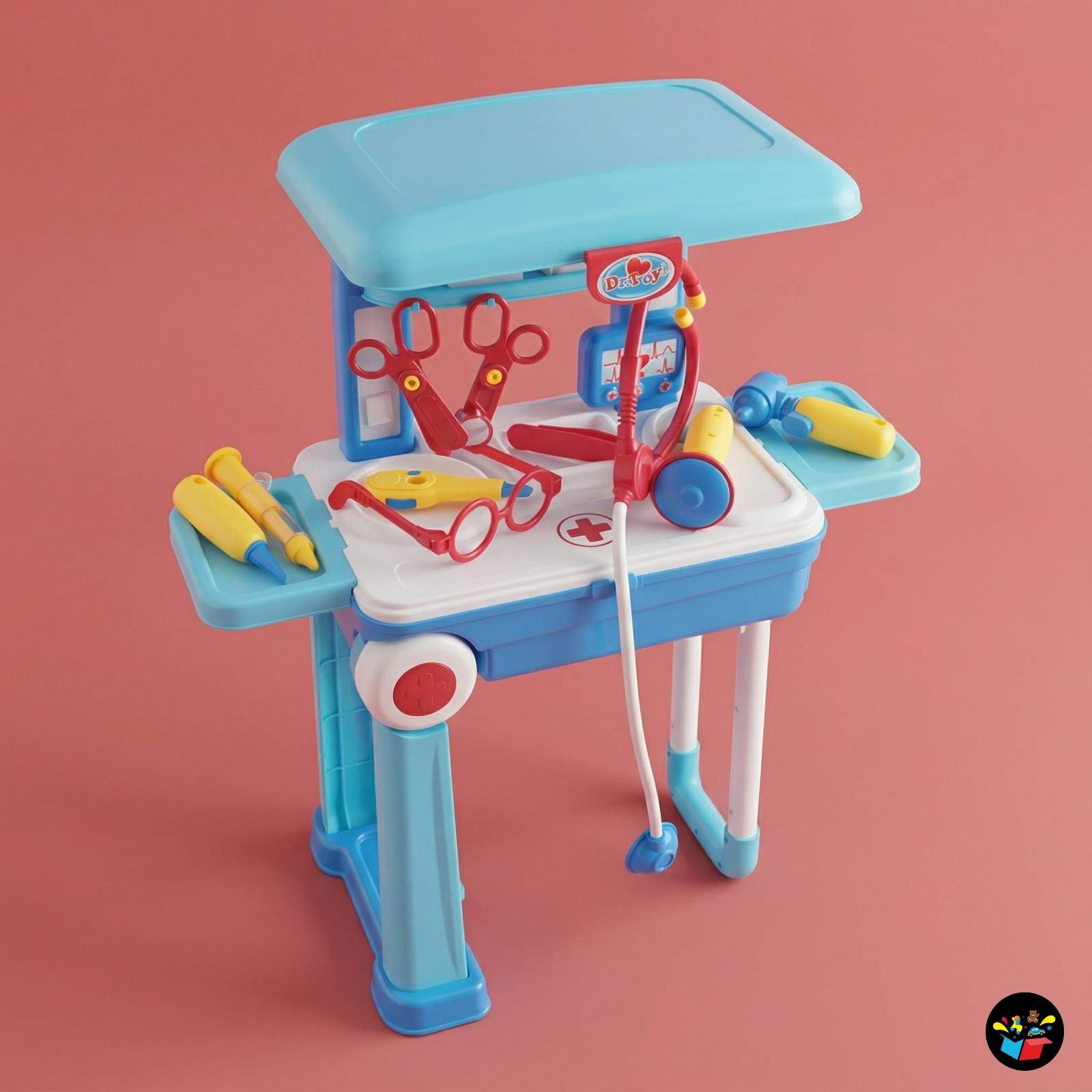 Doctor Set Trolley Toy Kids Pretend Play Kit