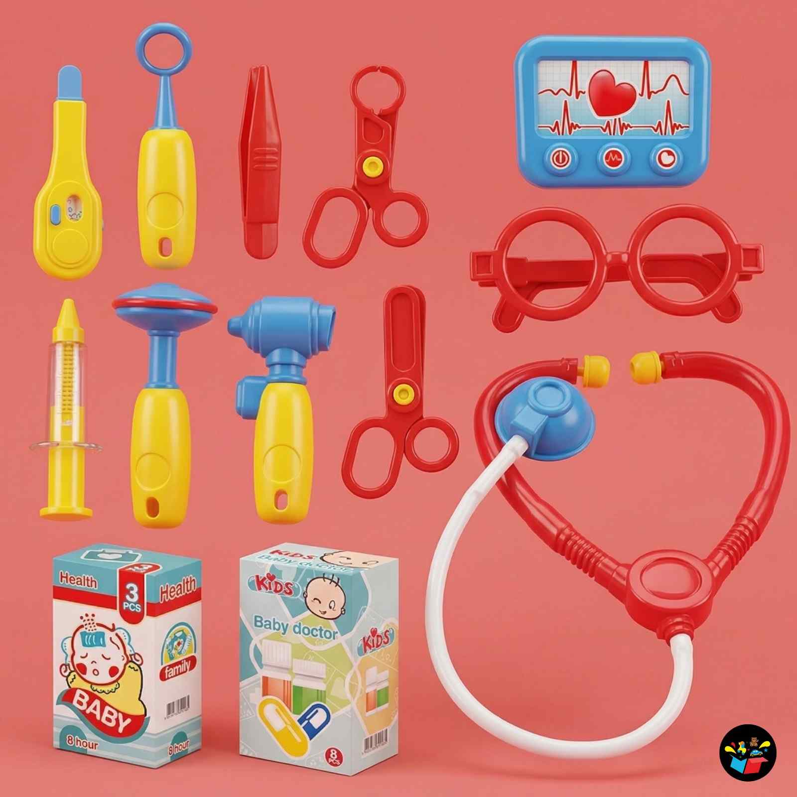 Doctor Set Trolley Toy Kids Pretend Play Kit