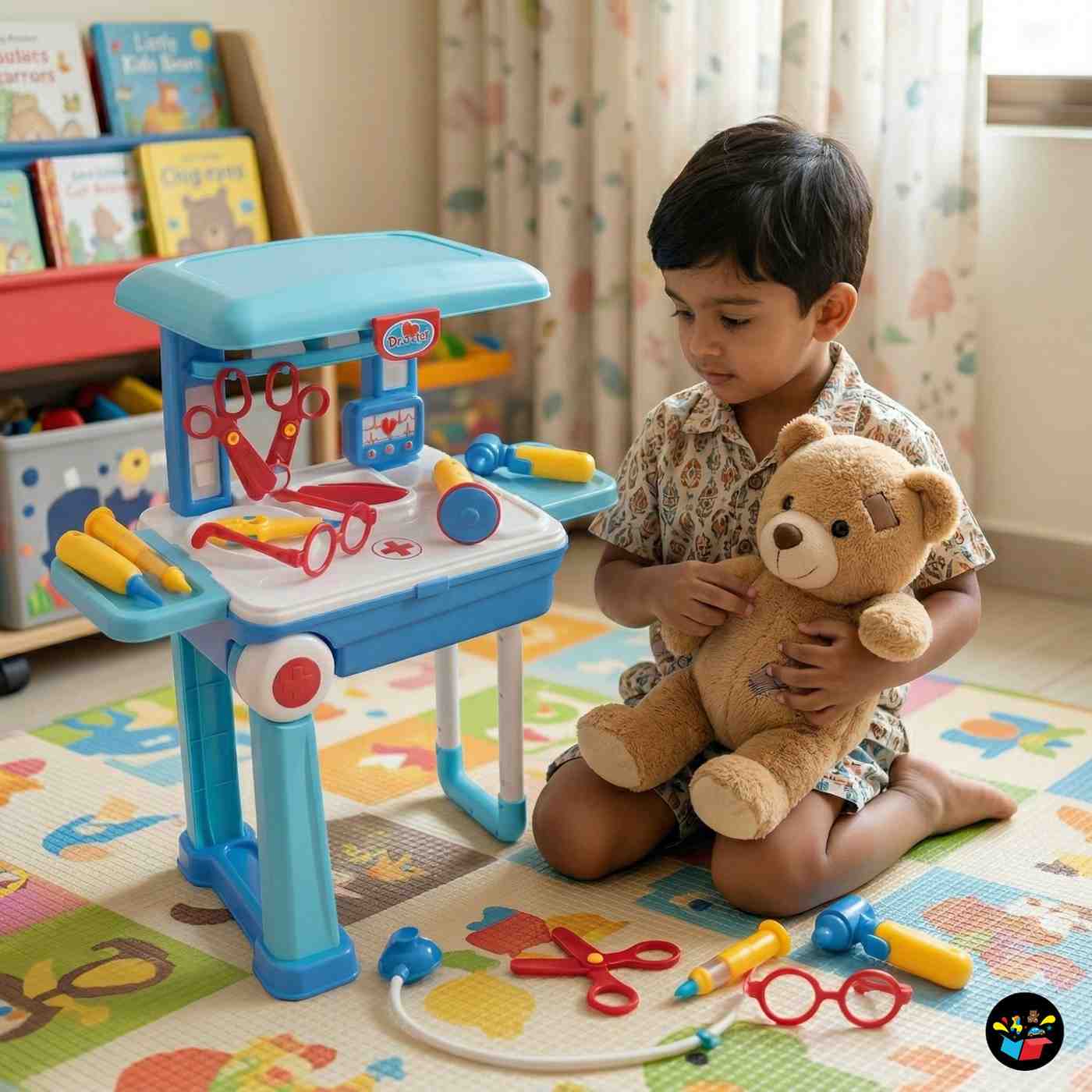 Doctor Set Trolley Toy Kids Pretend Play Kit
