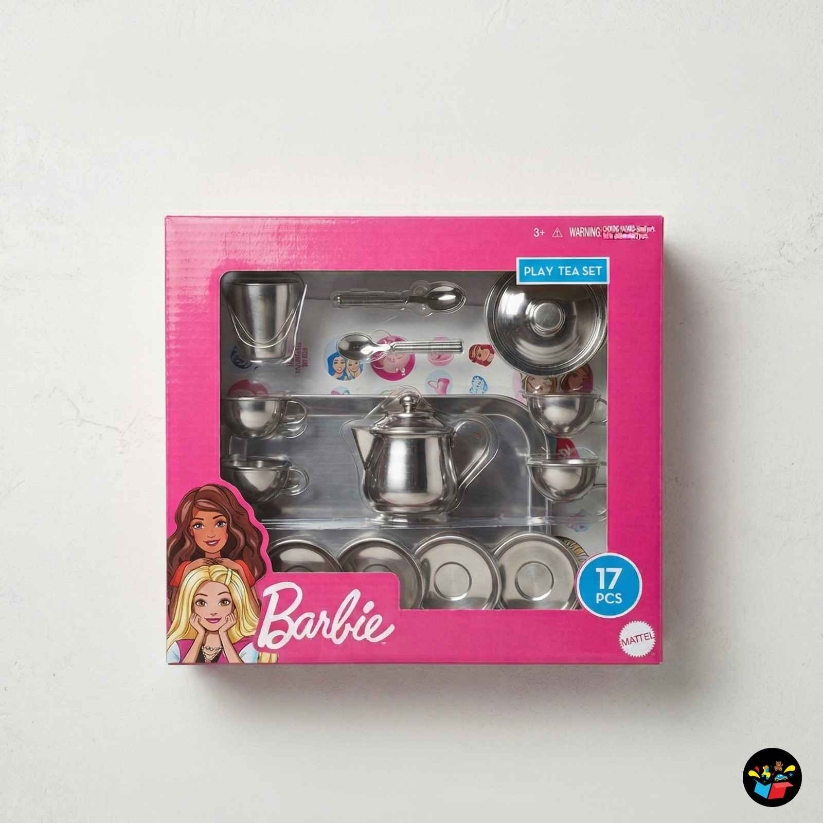 Barbie Tea Set 17pcs Kids Pretend Play Toy