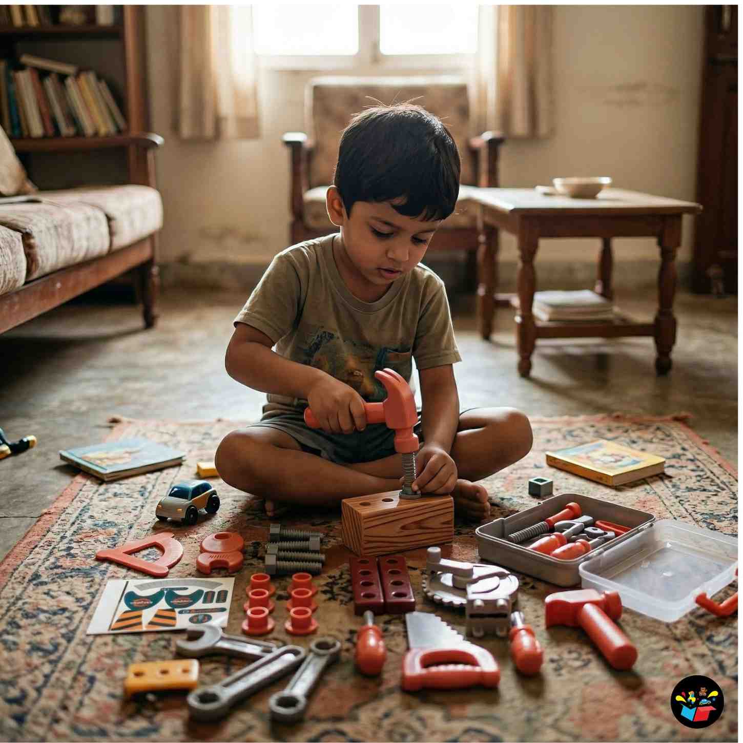 Kids Tool Set Suitcase DIY Construction Toy