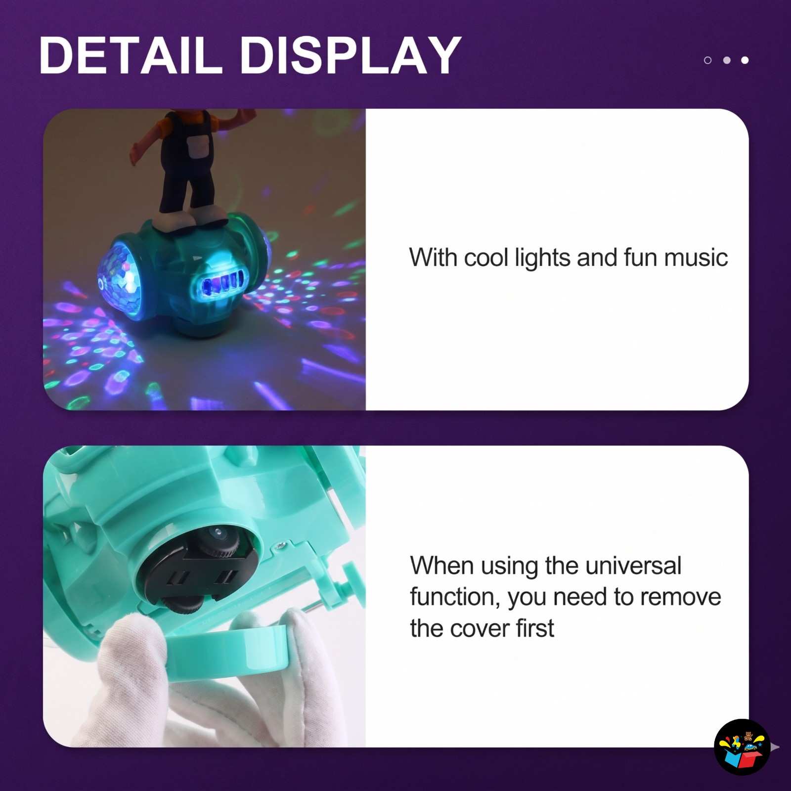 5D Balance Car Toy Lights Music Stunt Boy