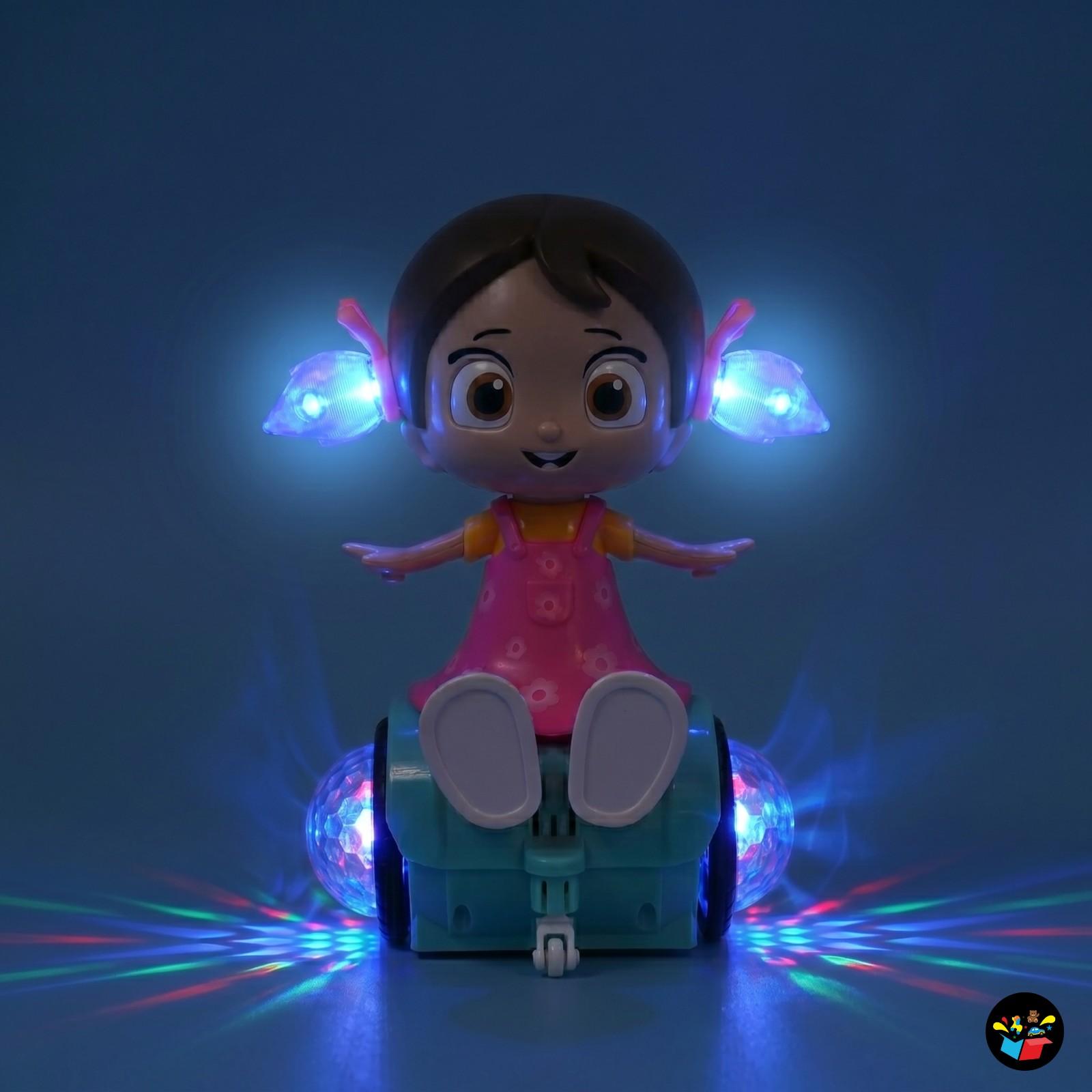 5D Musical Balance Toy Dancing Girl Car
