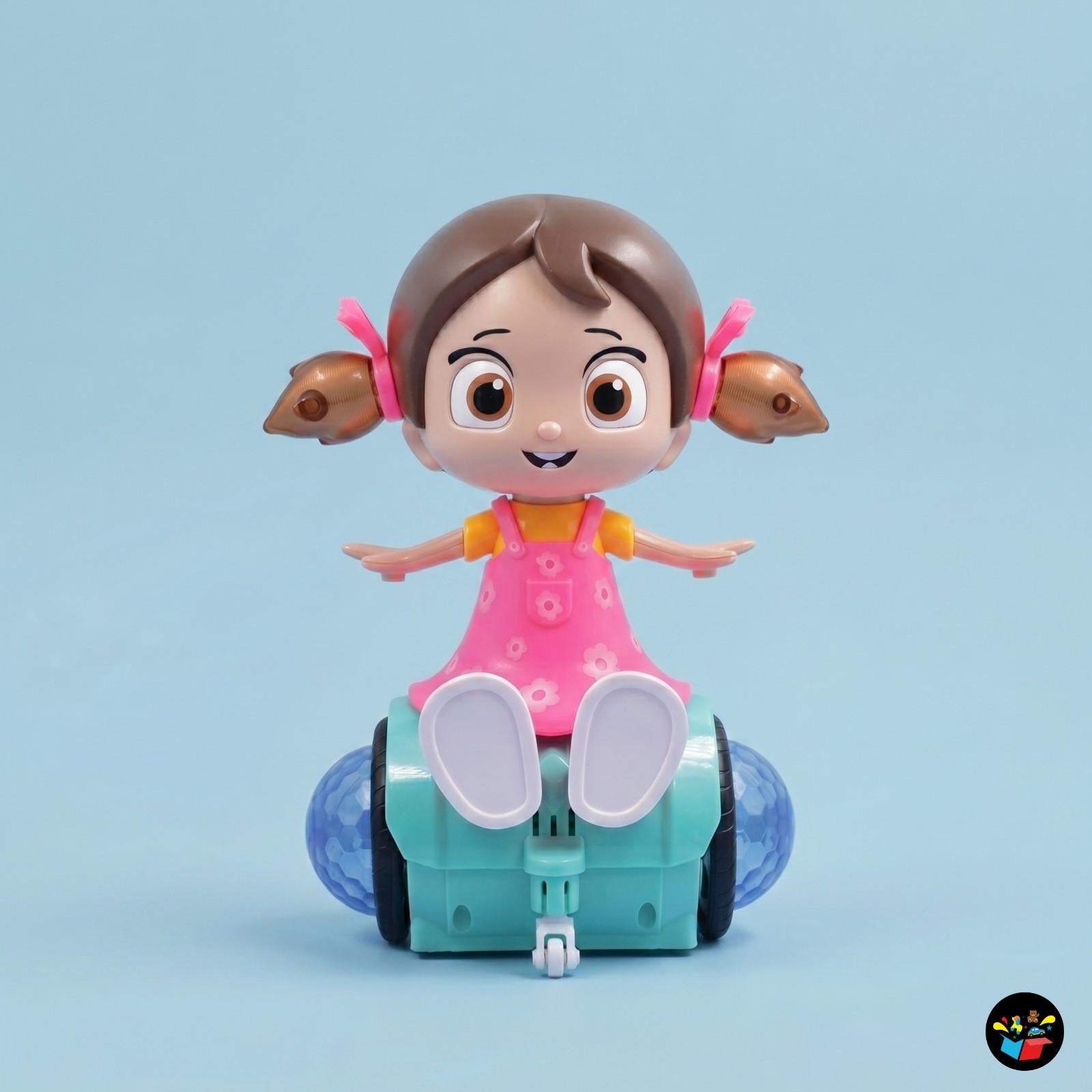 5D Musical Balance Toy Dancing Girl Car