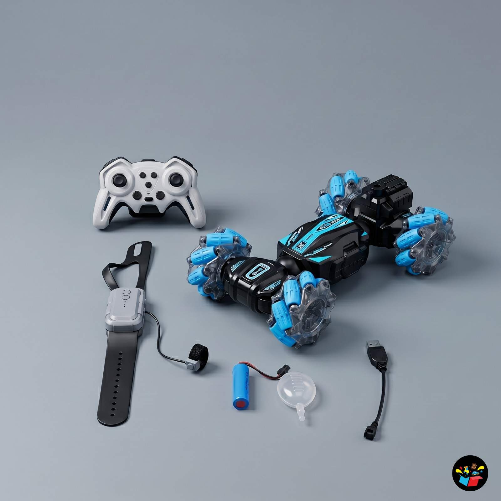 RC 360° Gesture Control Stunt Car Lights Toy