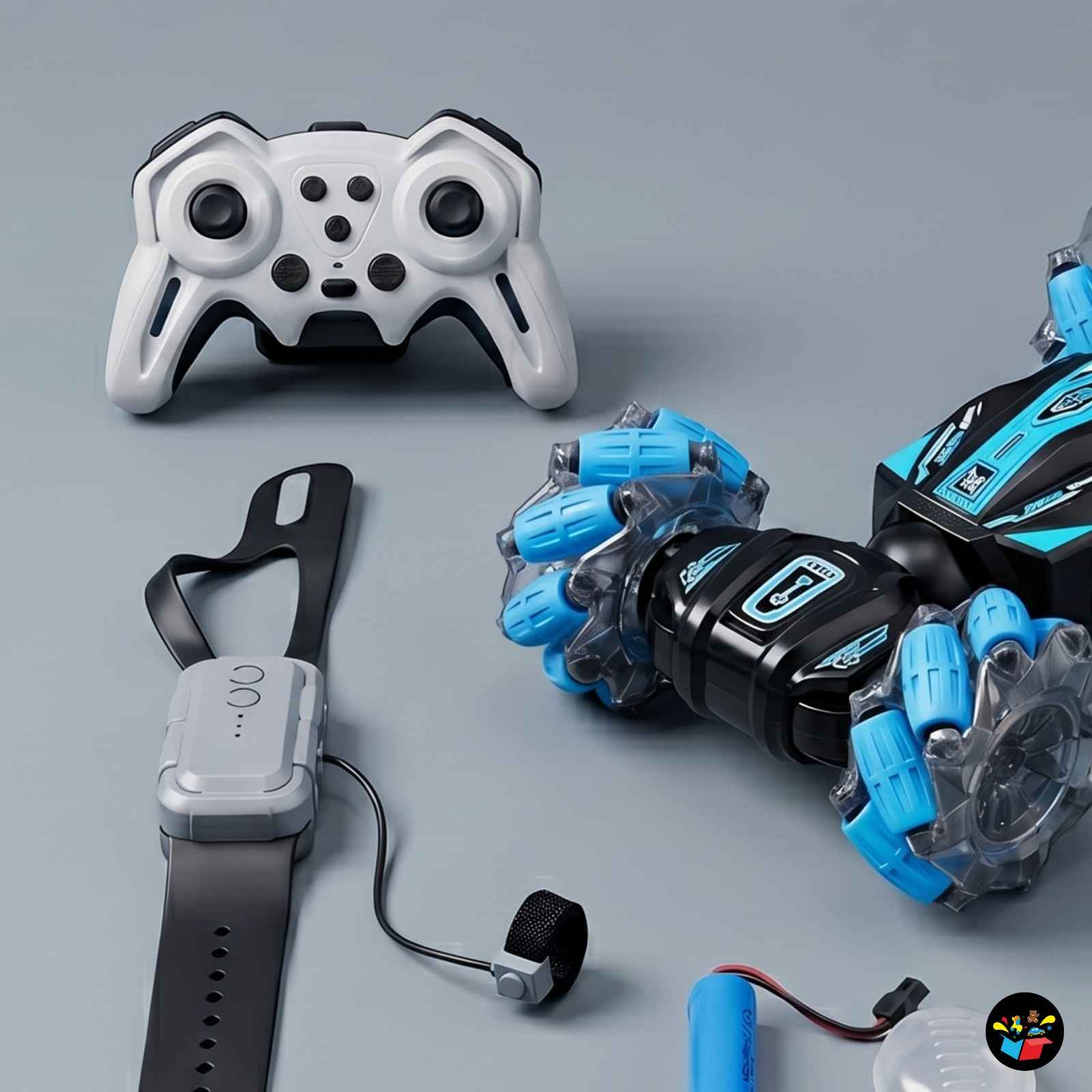 RC 360° Gesture Control Stunt Car Lights Toy