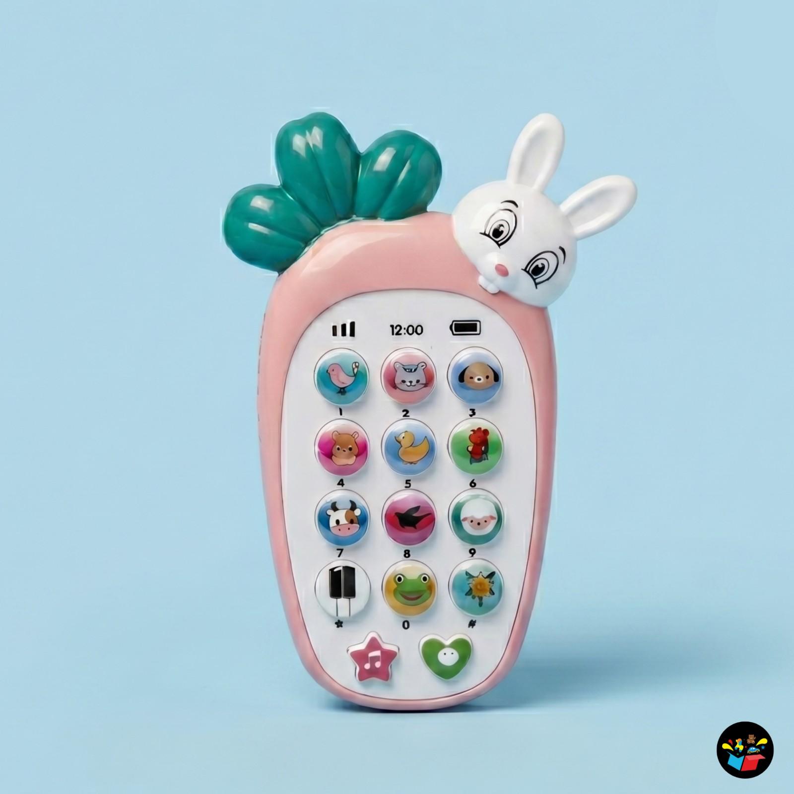 Smart Rabbit Phone Toy Lights Sound Kids