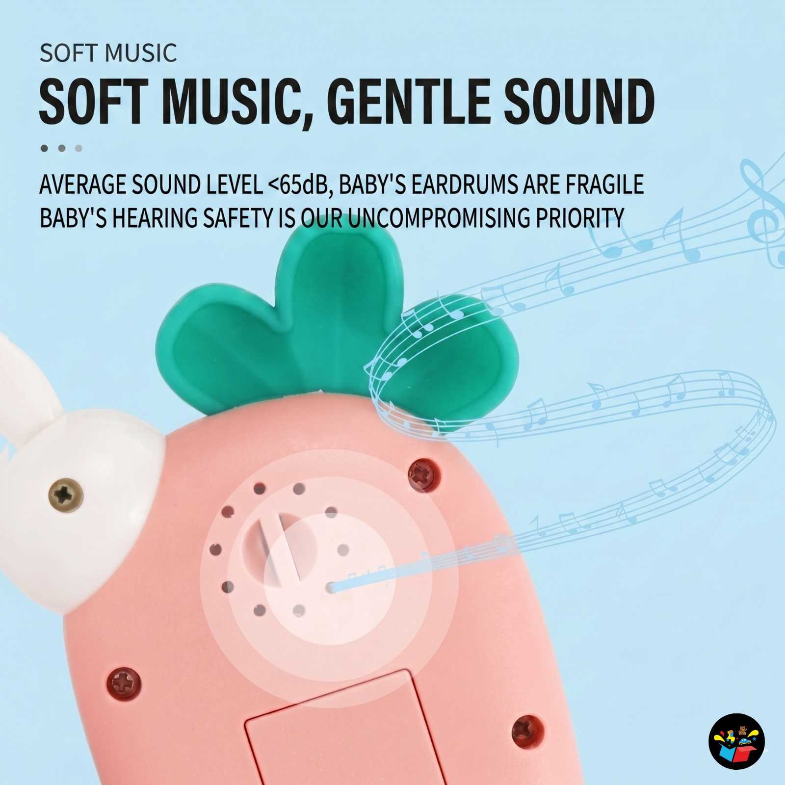 Smart Rabbit Phone Toy Lights Sound Kids