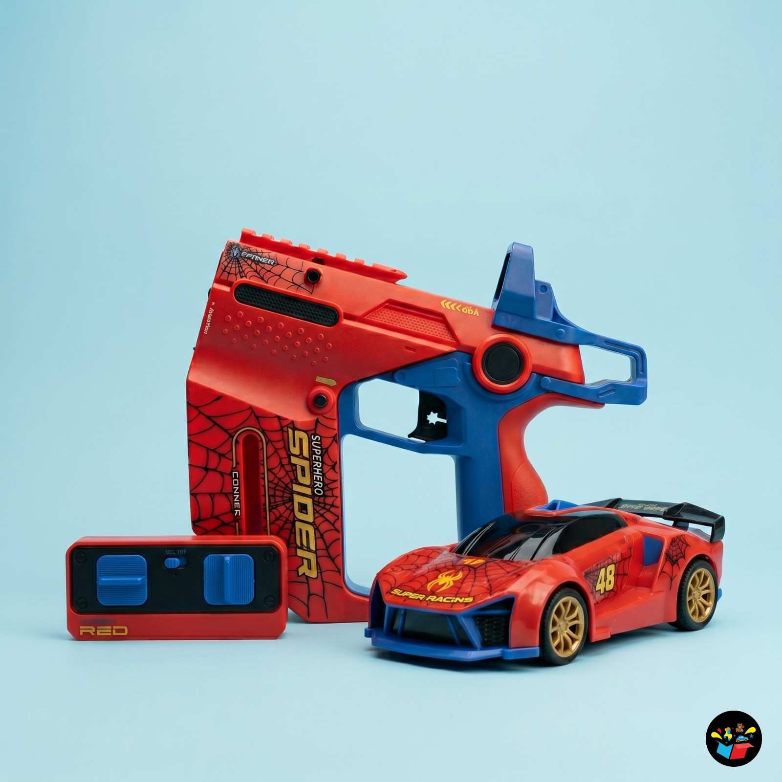 RC Shooting Battle Car Set Infrared Gun Toy