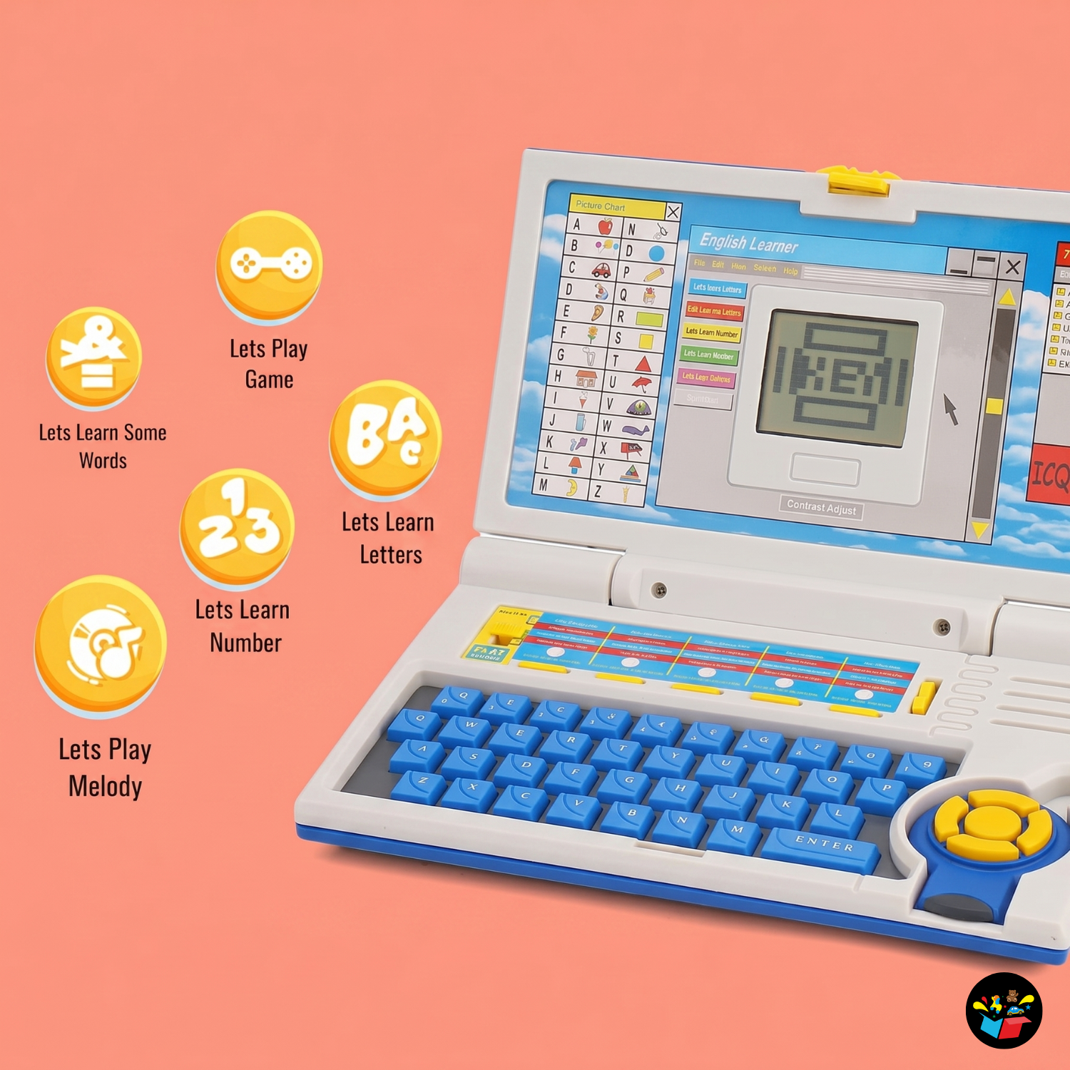 Kids Educational Laptop Toy 20 Learning Activities