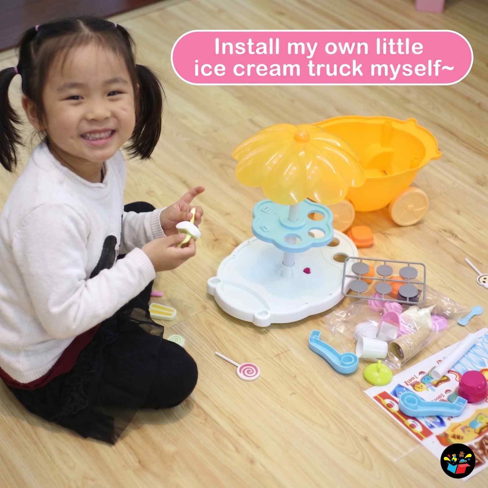 Sweet Ice Cream Trolley Toy LED Music Kids