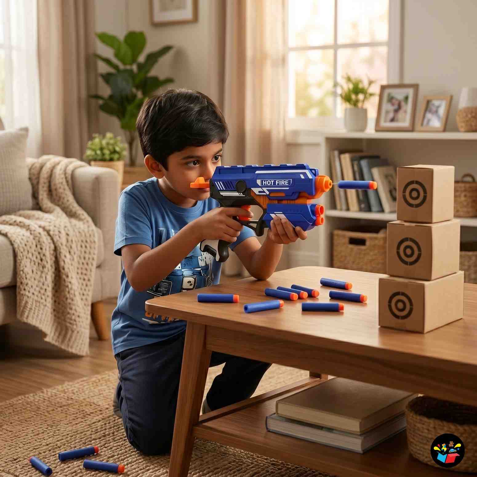 Soft Bullet Toy Gun Foam Dart Blaster Kids