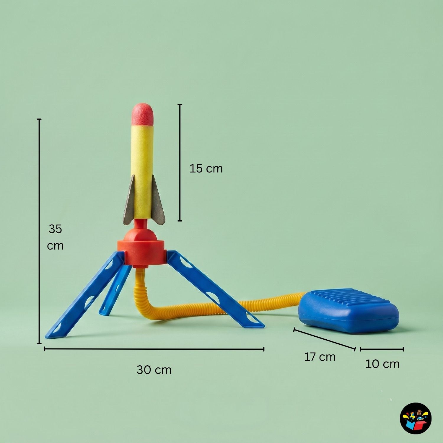 Kids Air Rocket Launcher Outdoor Jump Toy