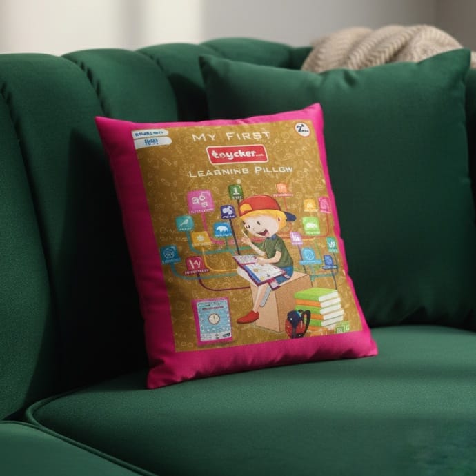 Kids Learning Pillow Cum Cloth Book