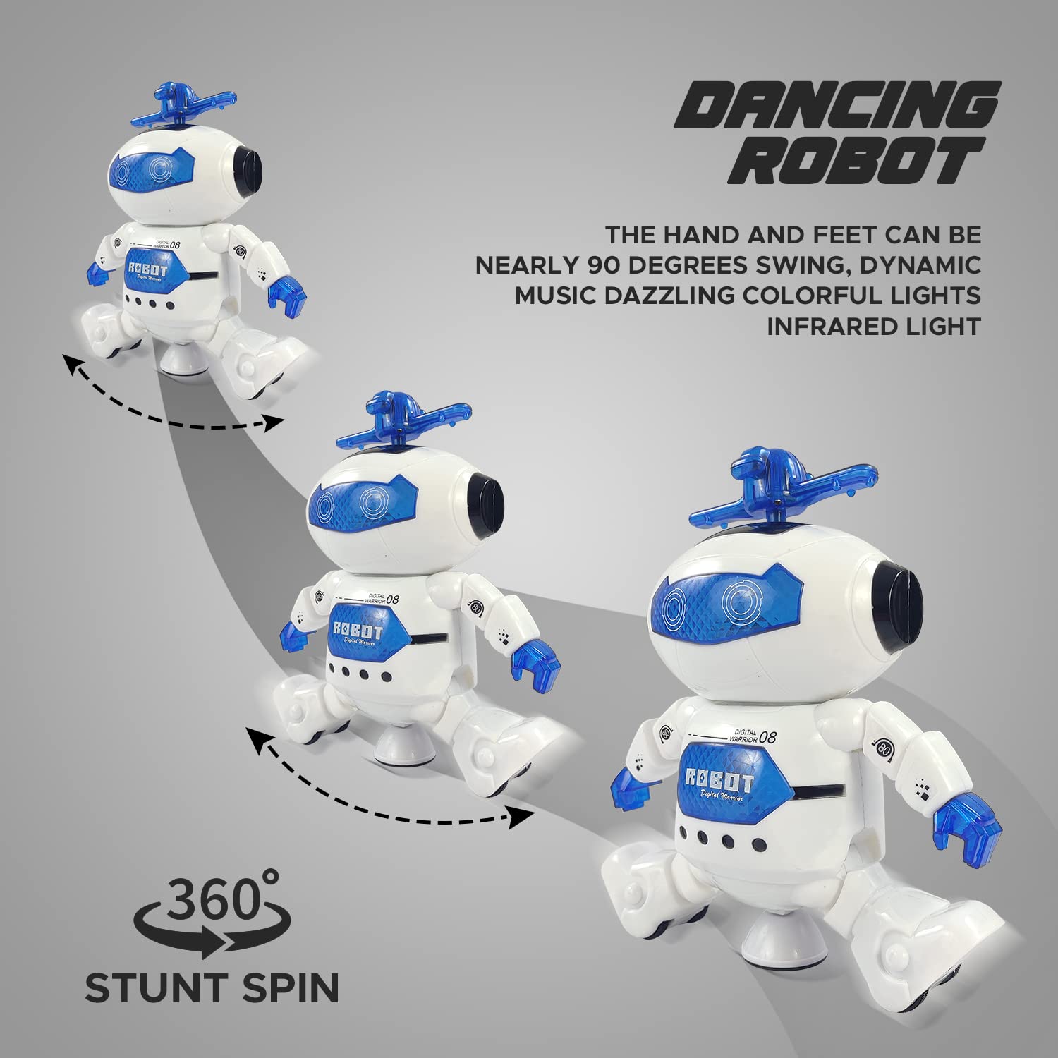Dancing Robot with Electronic Walking