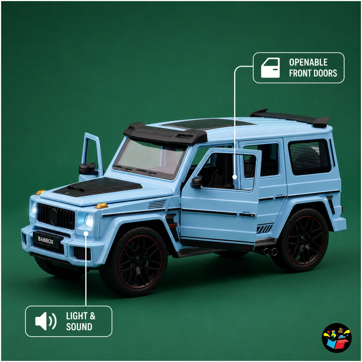 Mercedes AMG G63 Diecast Car with Pull Back